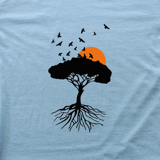 Flying Birds Tree T-shirt
