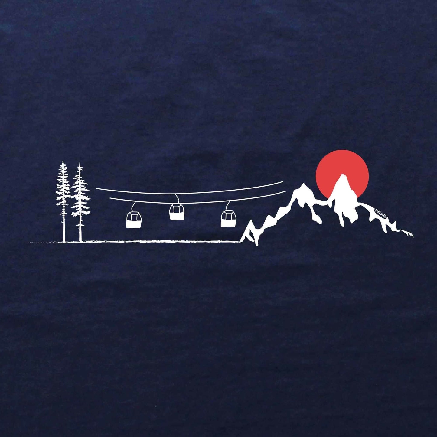 Telecabins Mountain T-shirt