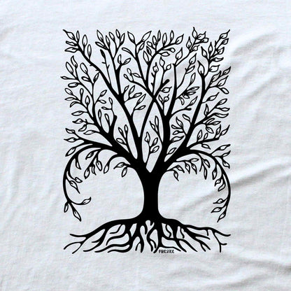 Squared Tree and Roots T-shirt