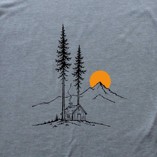 Cabin Mountain Best Spot T-shirt