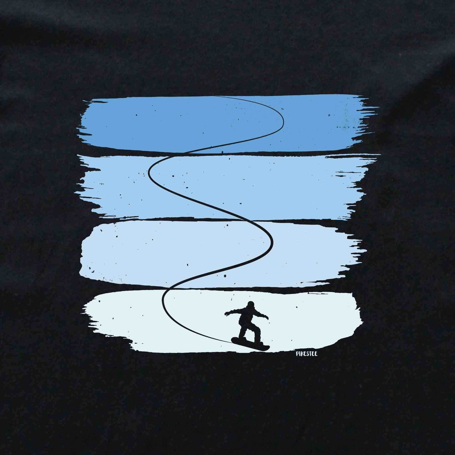 Gradient Snowboard Slalom T-shirt