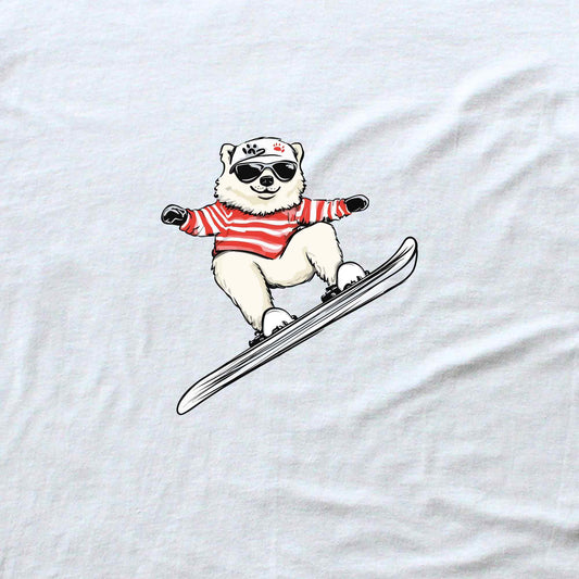 Snowboard Dog T-shirt