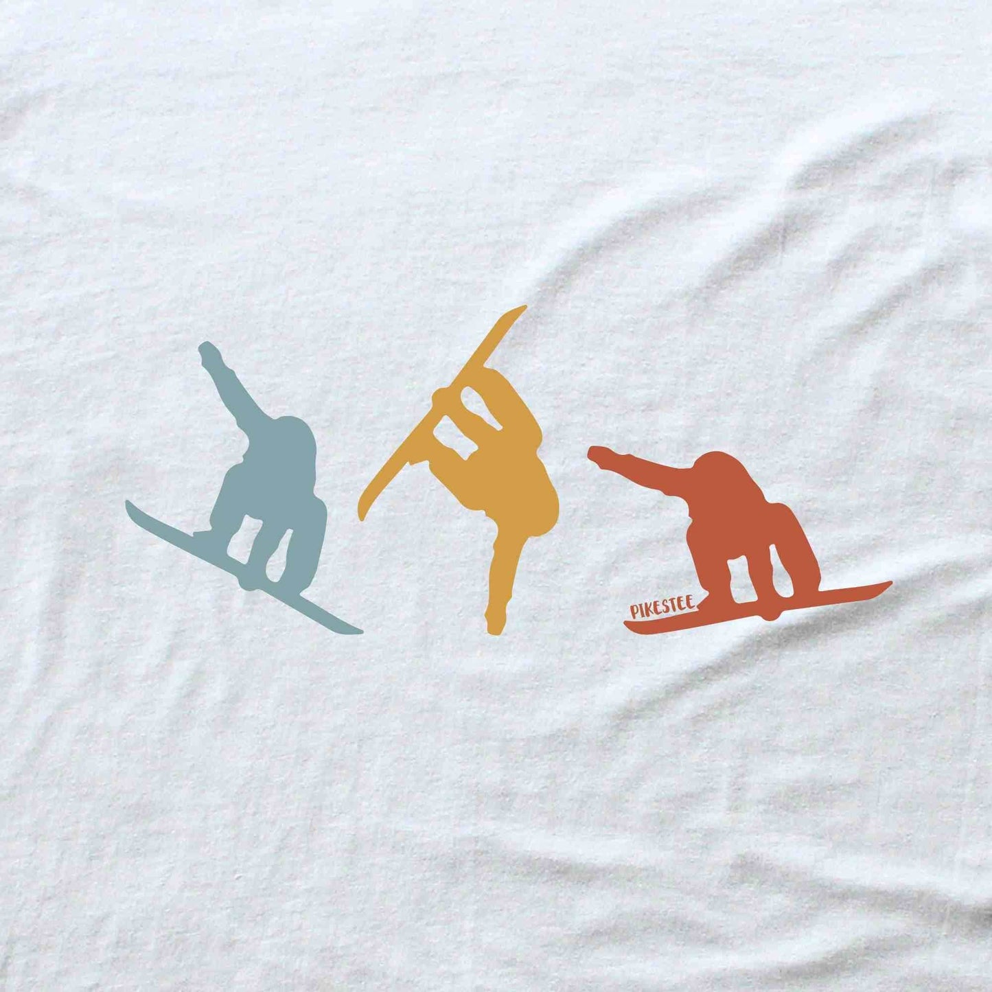 3 Snowboarder Colors T-shirt