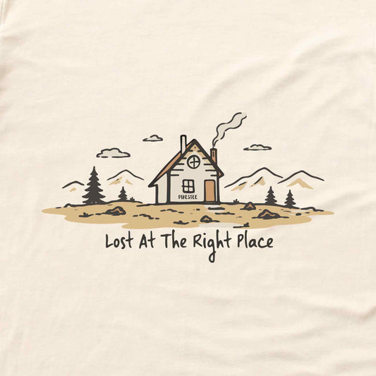 Lost At The Right Place T-shirt