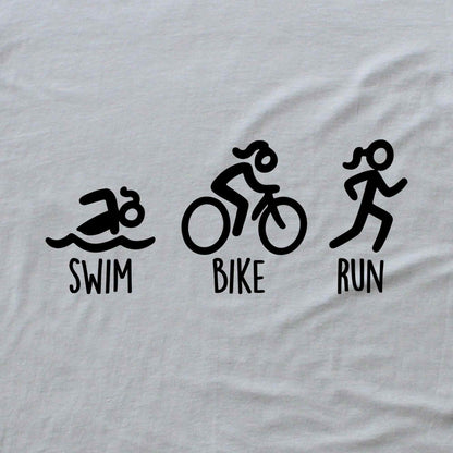 Swim, Bike, Run Bold T-shirt