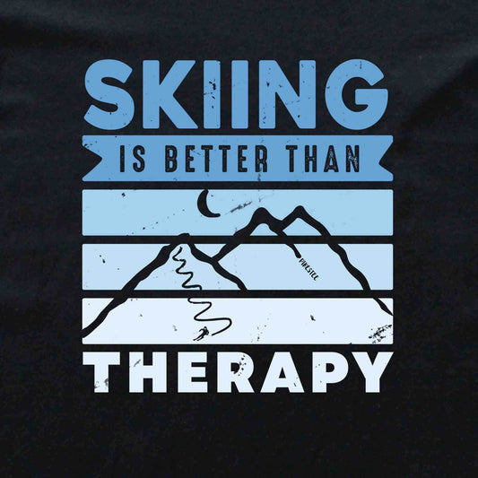 Ski Is Better Than Therapy T-shirt