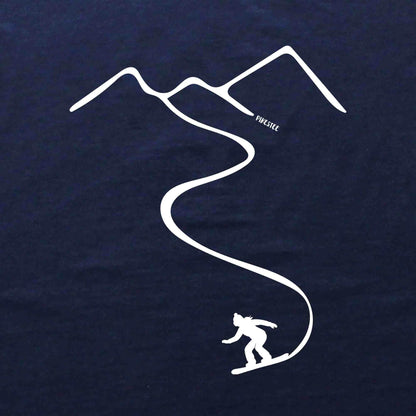 Snowboard Path Girl T-shirt