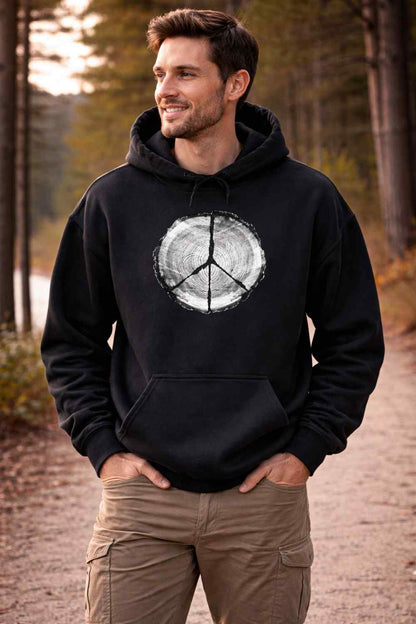 Peace Wood Hoodie