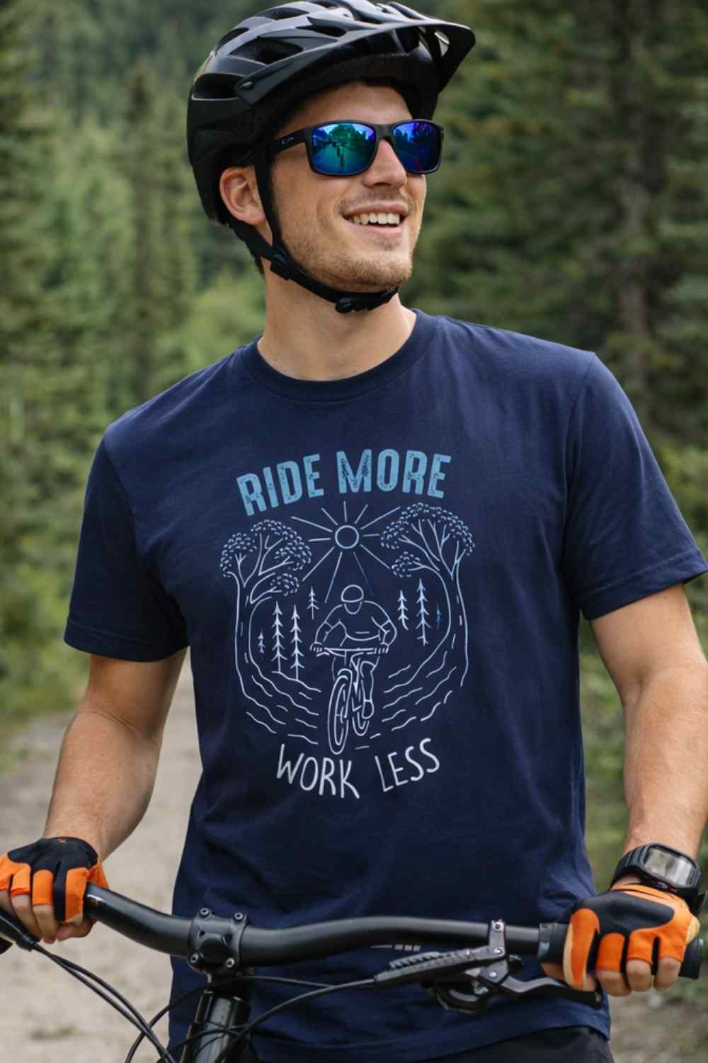Ride More, Work Less T-shirt