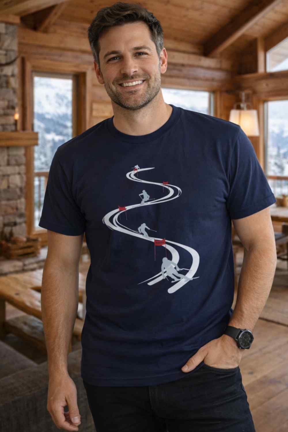 Ski Race Slalom T-shirt
