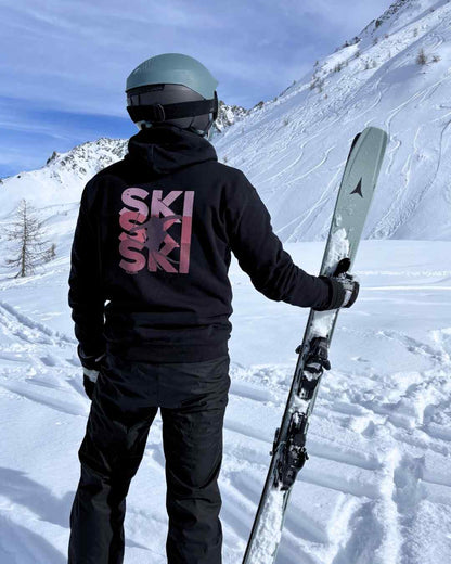 Ski Ski Ski Back-Print Hoodie