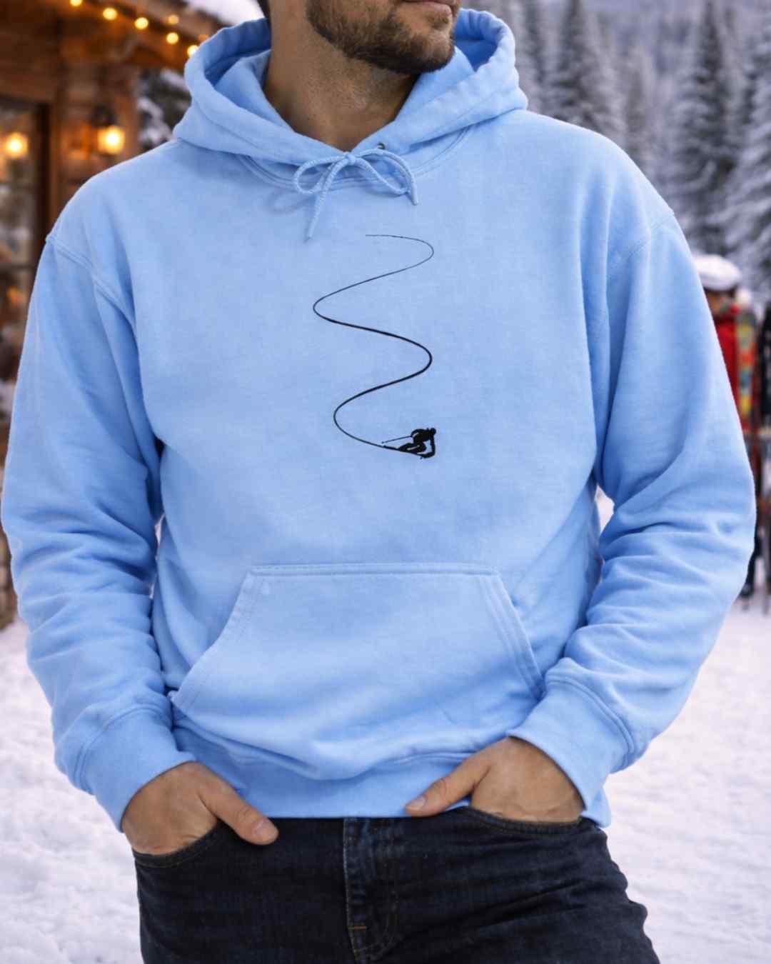 Ski Slalom Hoodie