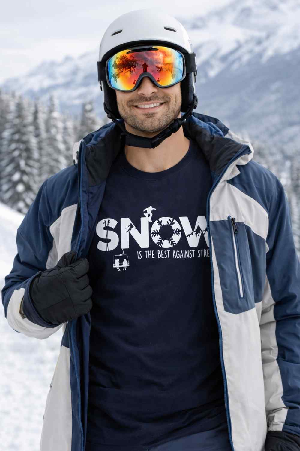 Snow Is the best Against Stress T-shirt