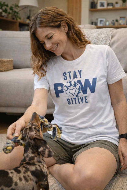 Stay Paw Sitive  T-shirt