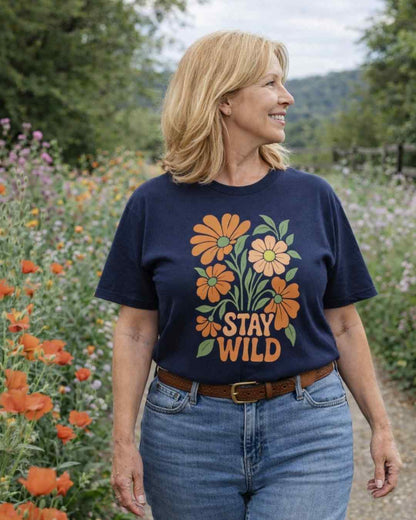 Stay Wild Flowers T-shirt