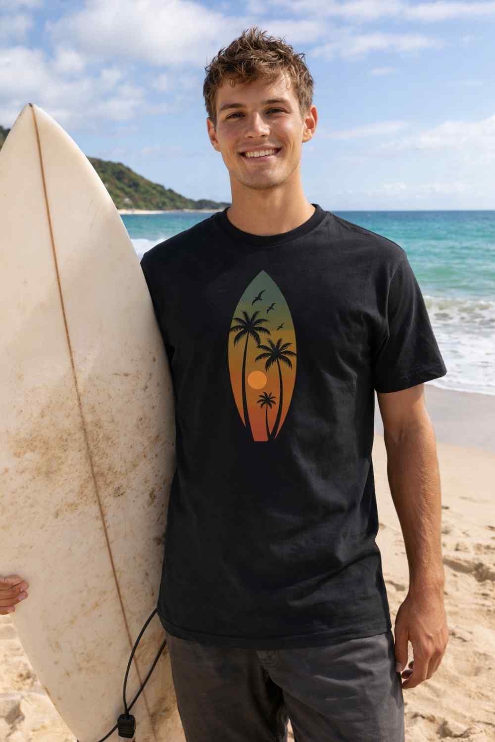 Surf Plank Landscape T-shirt