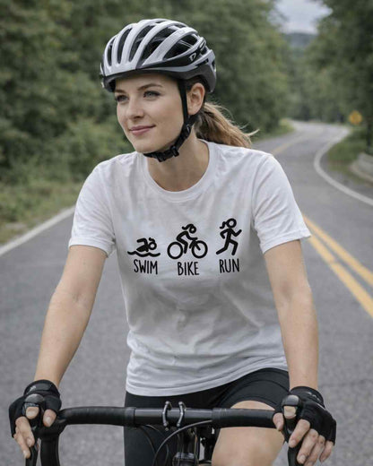 Swim, Bike, Run Bold T-shirt