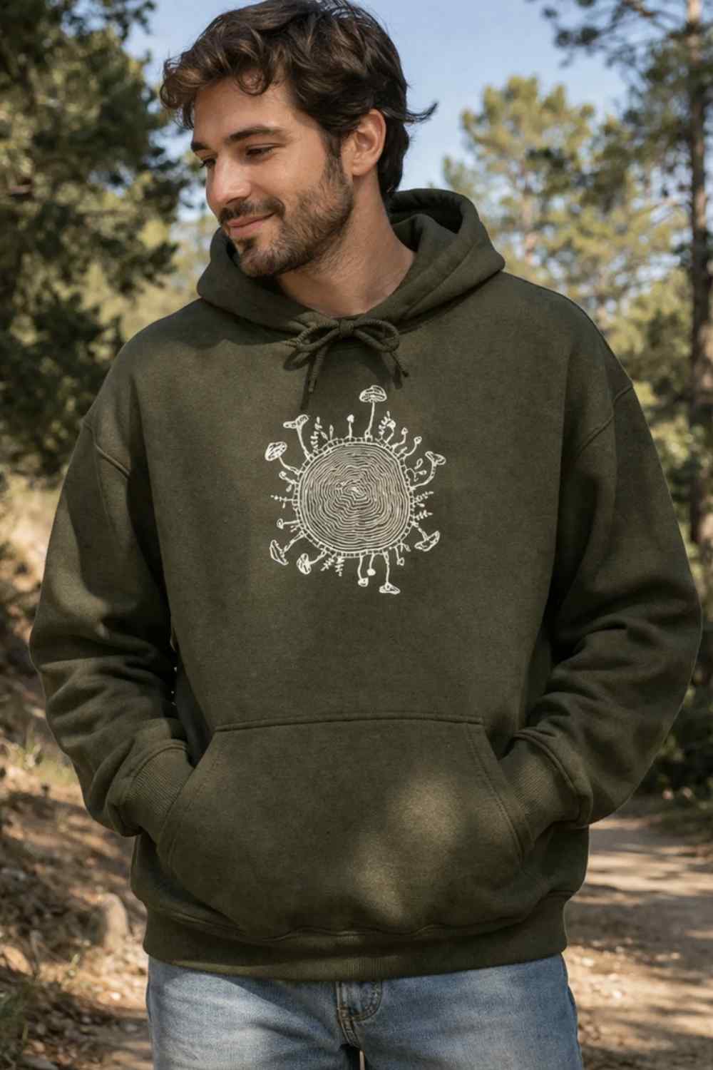 Trunk And Mushrooms Hoodie