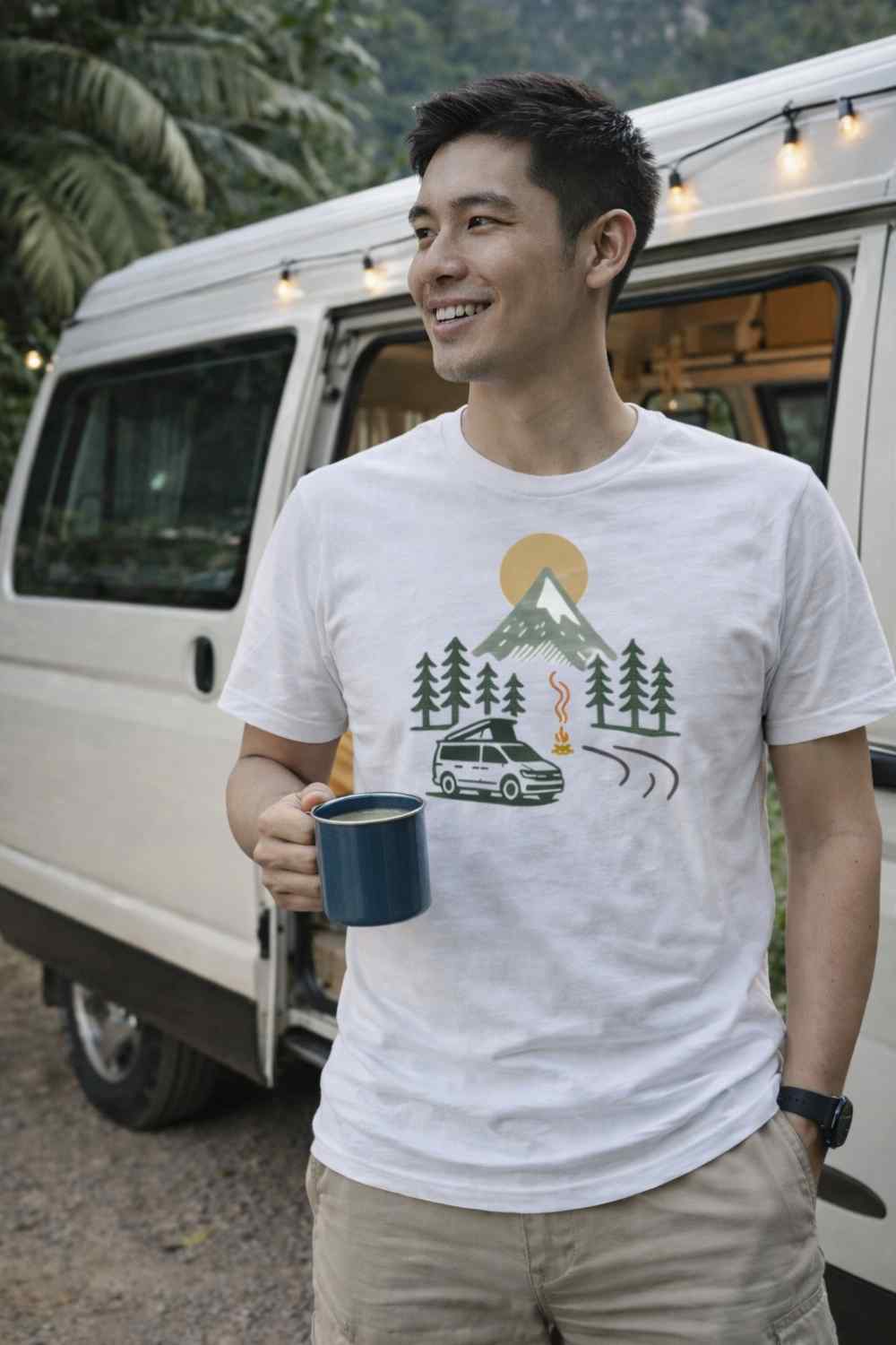 Van River Landscape T-shirt