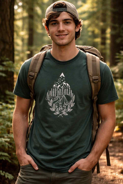 Water Drop Camp Site T-shirt