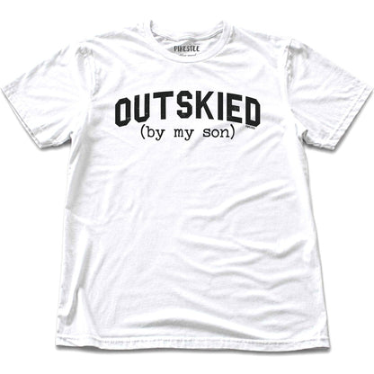 Outskied By My Son T-shirt - White