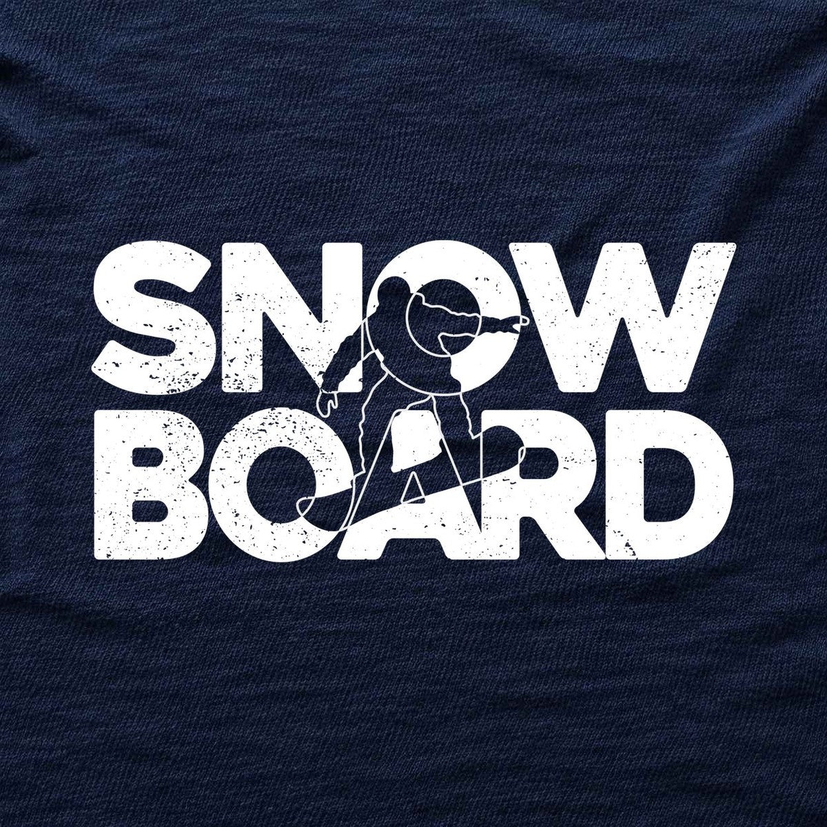 SnowBoard T-shirt - Navy - hero