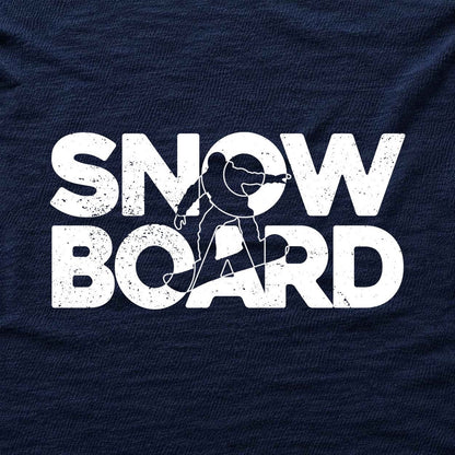 SnowBoard T-shirt - Navy - hero