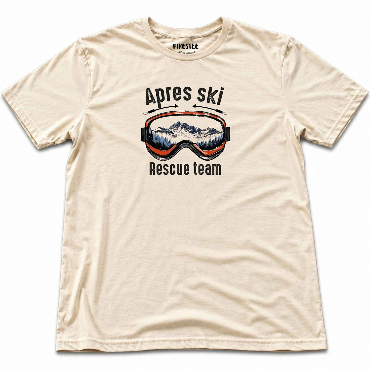 Apres Ski Rescue Team T-shirt - Natural