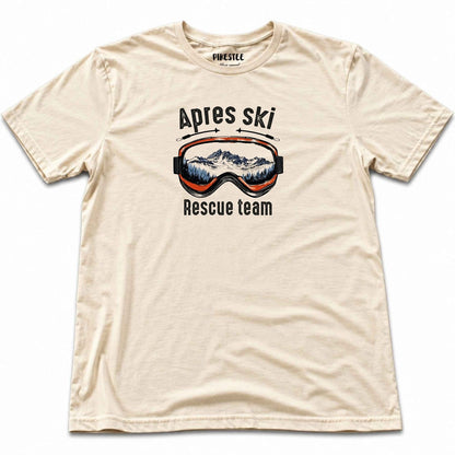 Apres Ski Rescue Team T-shirt - Natural
