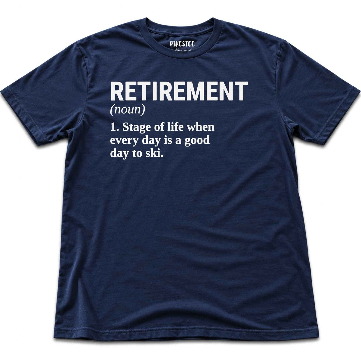 Ski Retirement T-shirt - Navy
