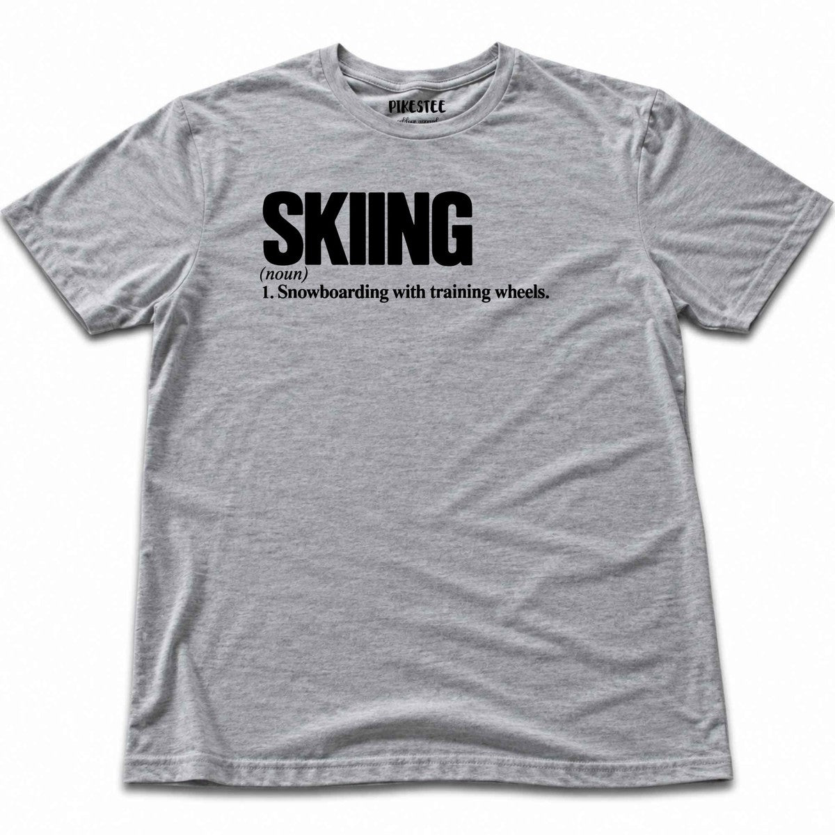 Skiing Snow Definition T-shirt - Sport Grey