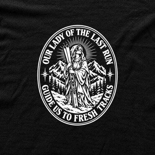 The Lady Of The Last Run T-shirt - Black - hero