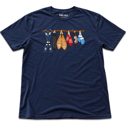 Ski Stuff Rack T-shirt - Navy