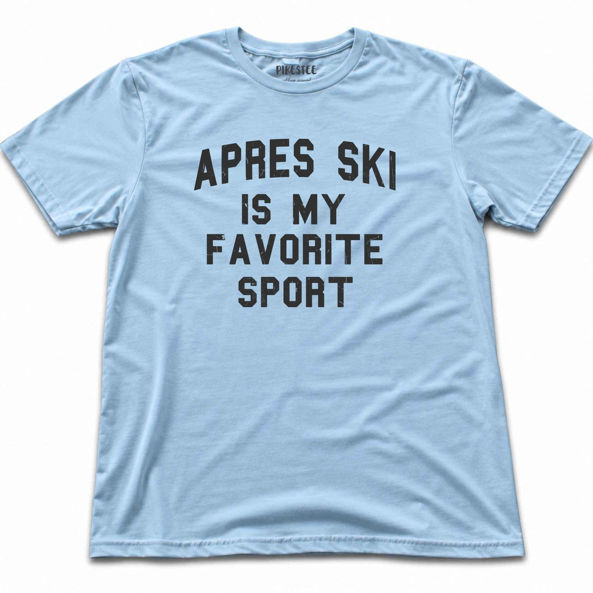 Apres Ski Favorite Sport T-shirt - Light Blue