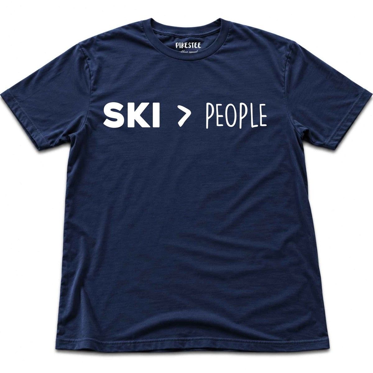 Ski Over People T-shirt - Navy