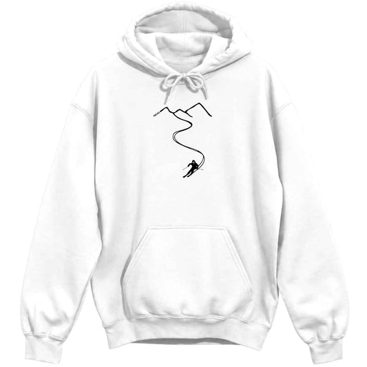 Ski Path Hoodie - White