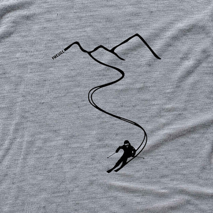 Ski Path T-shirt - Sport Grey - hero