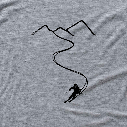 Ski Path T-shirt - Sport Grey - hero