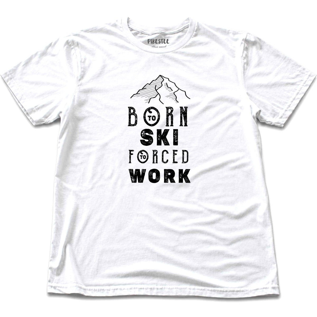 Born To Ski T-shirt - White