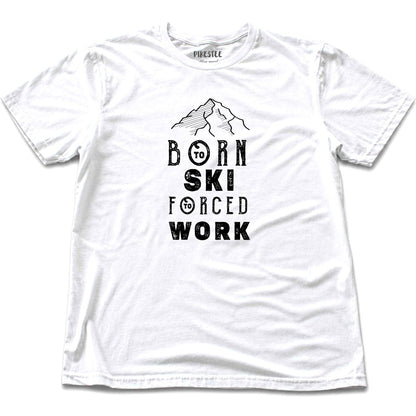 Born To Ski T-shirt - White