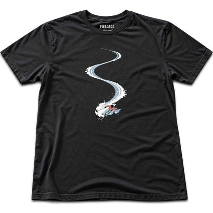 Snow Slalom T-shirt - Black