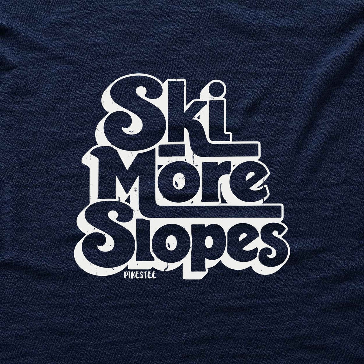 Ski More Slopes T-shirt - Navy - hero