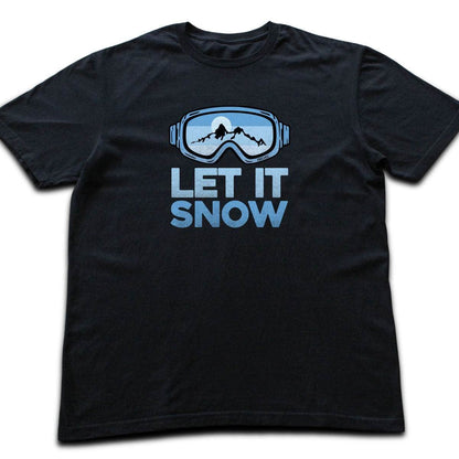 Let It Snow T-shirt - Black