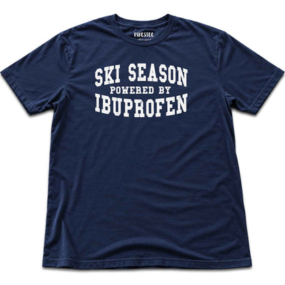Ski Season Ibuprofen T-shirt - Navy