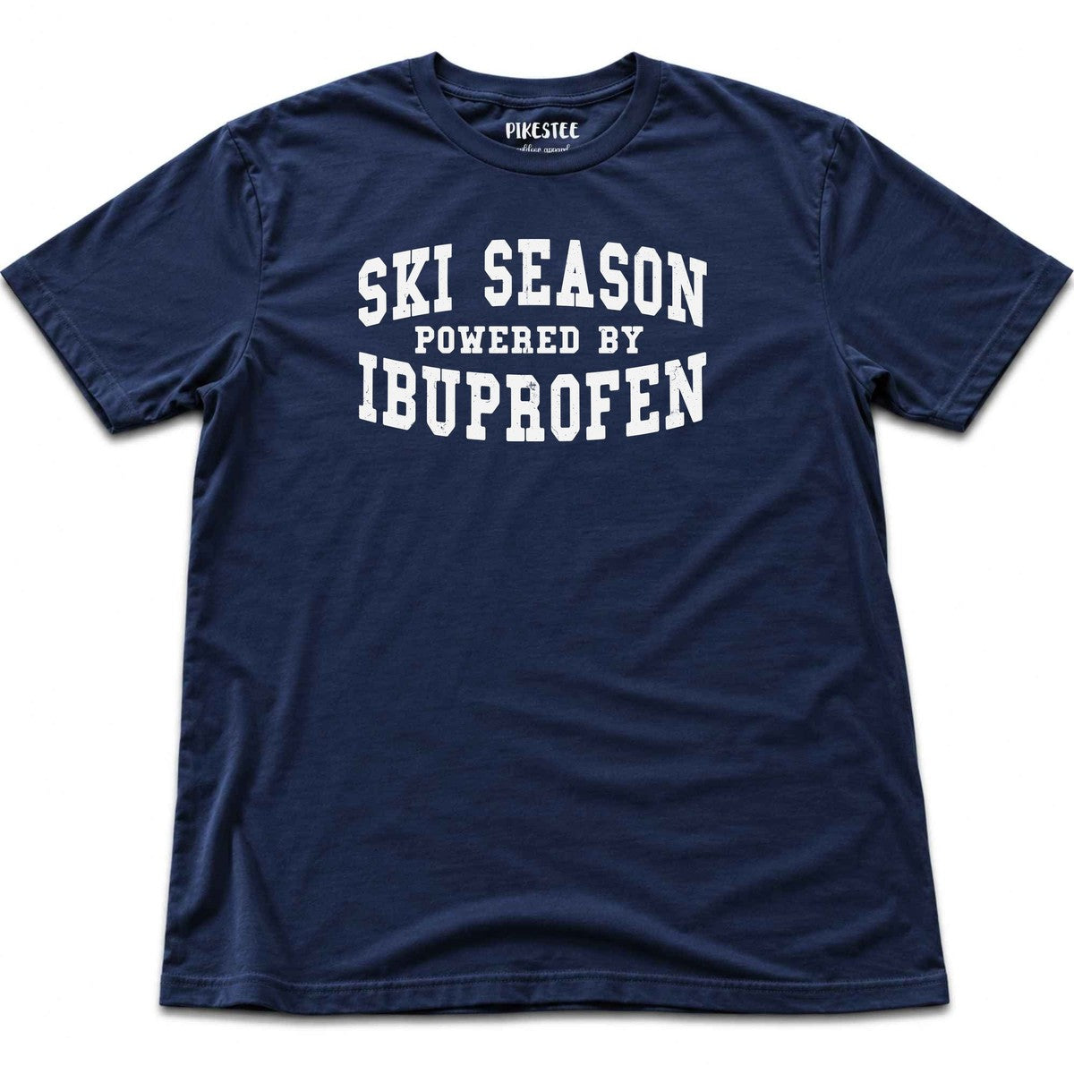 Ski Season Ibuprofen T-shirt - Heather Navy