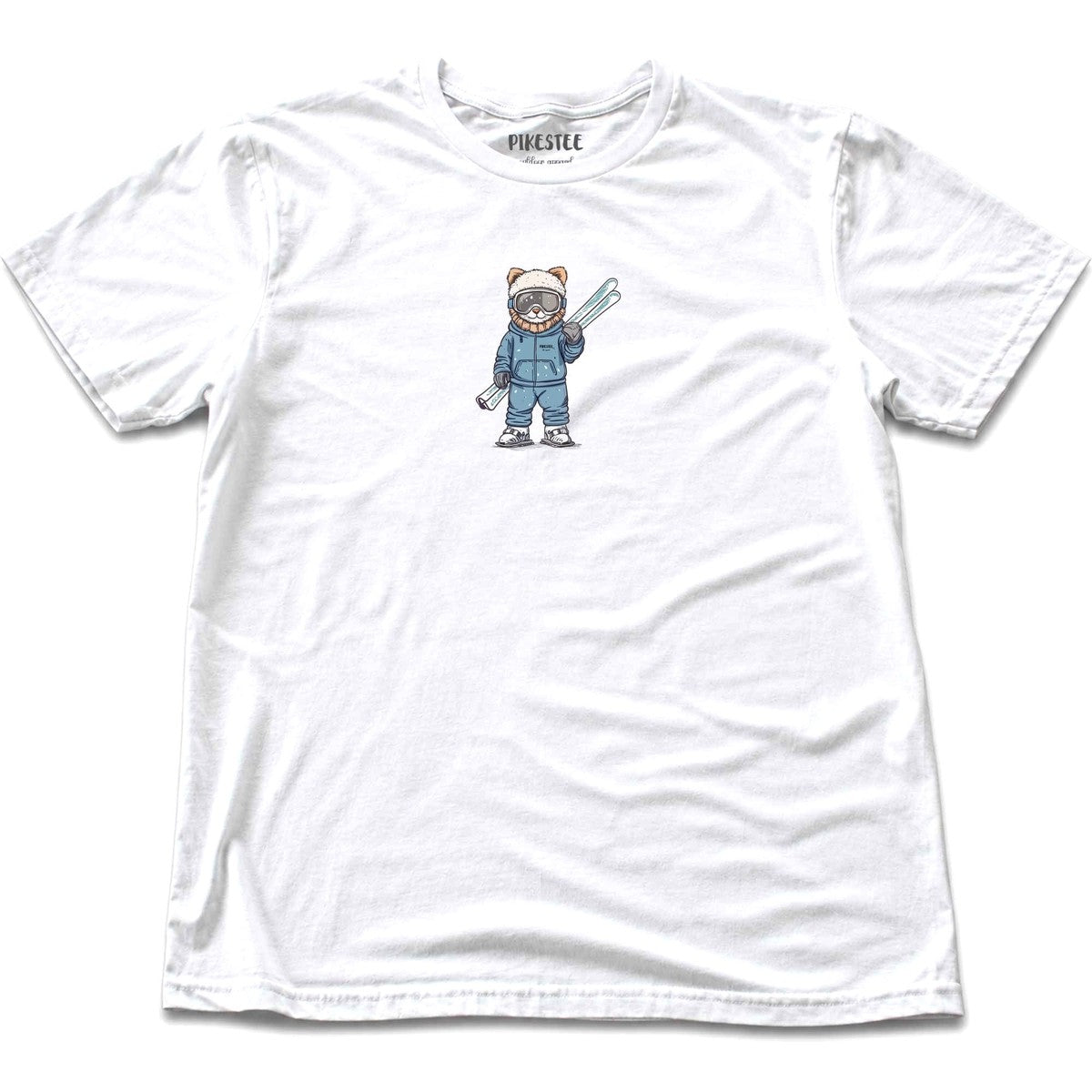 Ski Cat T-shirt - White