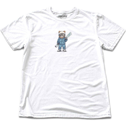 Ski Cat T-shirt - White