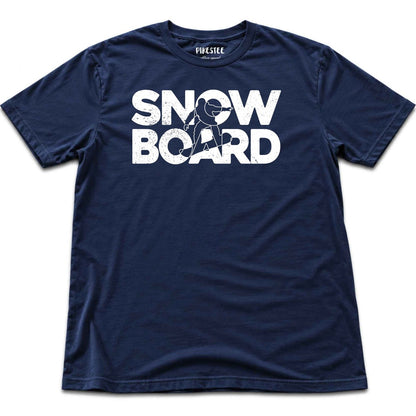 SnowBoard T-shirt - Navy