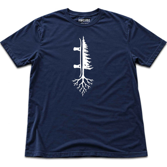Snowboard Tree T-shirt - Navy