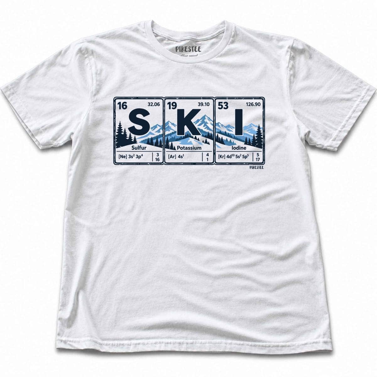 Skielement Landscape T-shirt - White